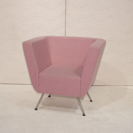 Fåtölj Miljöexpo Piece rosa