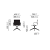 Stol Vitra Physix mesh Vit/Svart
