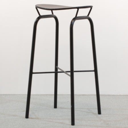 Barstol svart meshsits