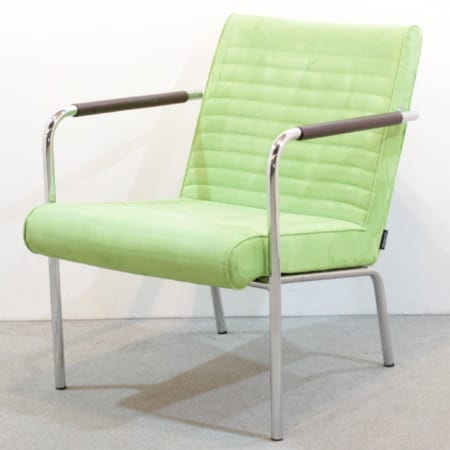 Fåtölj Offecct Queen grön/krom