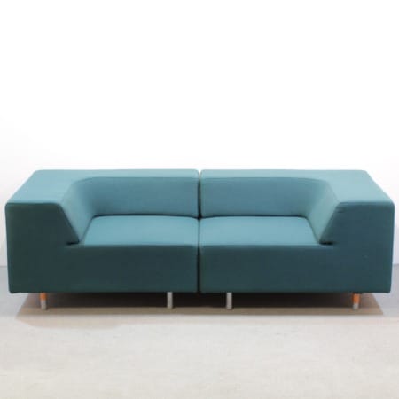 Soffa Offecct Easy block 1+1-sits grön