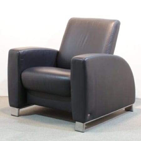 Fåtölj Stressless Arion i svart skinn