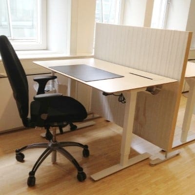 Golvskärm Abstracta DoReMi 120x120 cm miljö